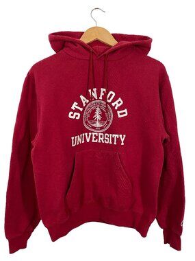 Champion Eco Fleece Stanford University Pullover Collegiate Hoodie red men's S